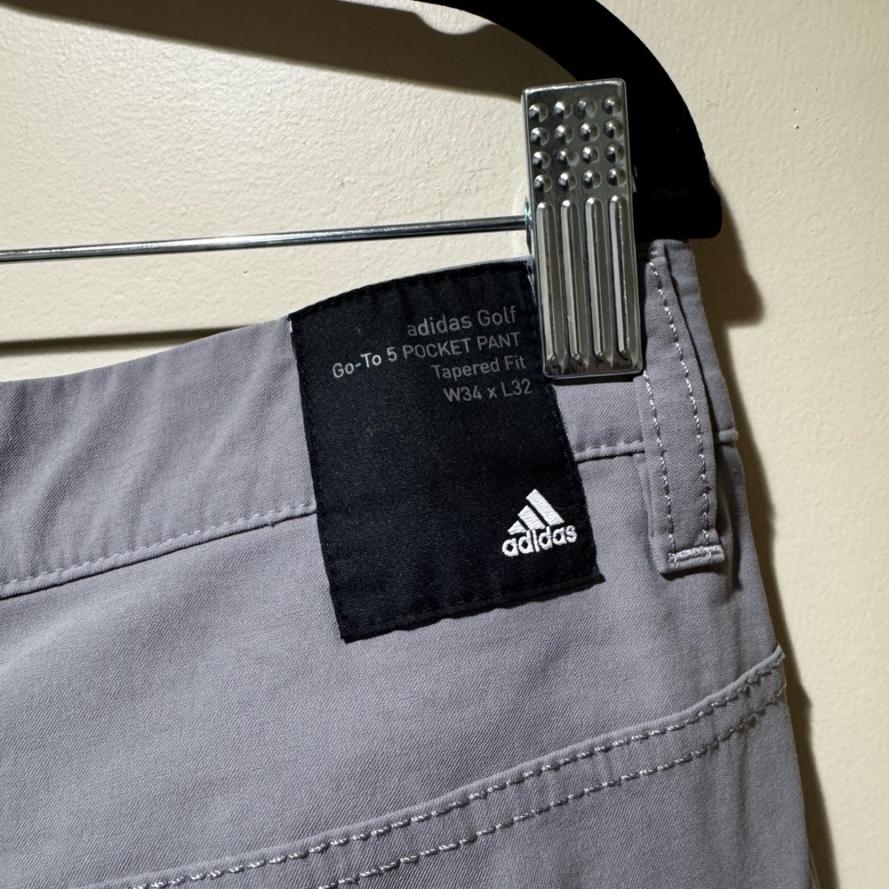 Adidas Golf Go-To 5 Pocket Tapered Fit Men’s Pants - Picture 6 of 6